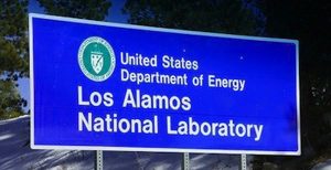 Los Alamos National Laboratory Entrance Sign